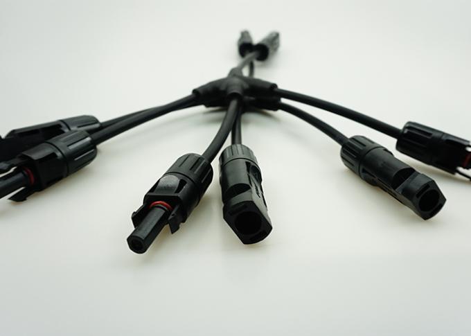 3 to 1 Y Branch Solar Connector with 4mm² cable